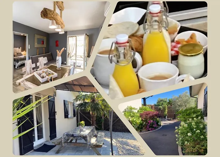 Pensionat Les Cottages Du Bassin D'Arcachon -Proche Parc Ornithologique-Dune Du Pilat- Clim- Parking Prive 4*